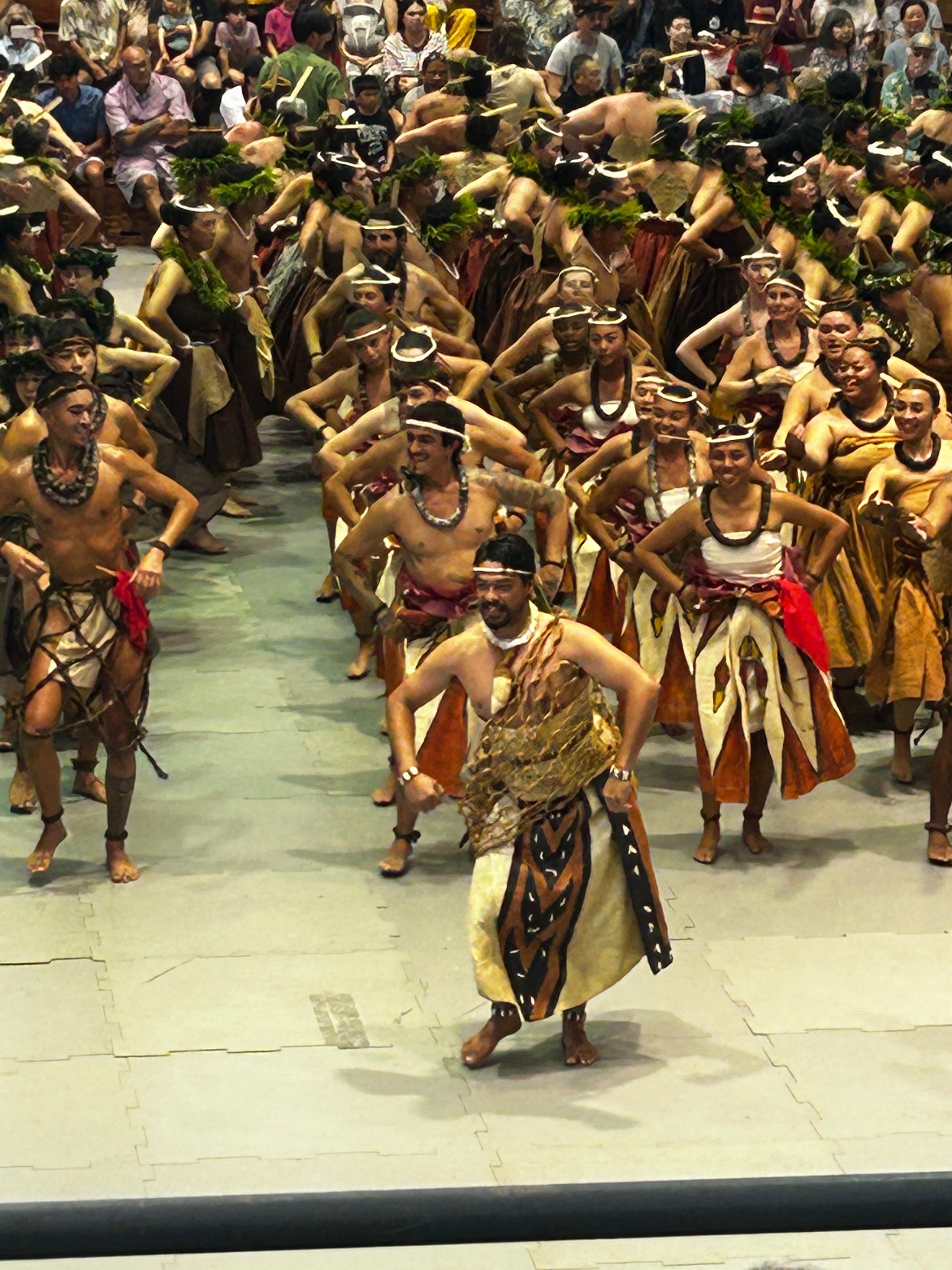 Merrie Monarch Ho’olaule’a at the Afook Chinen Civic Auditorium in Hilo