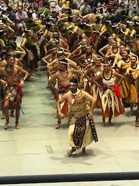 Merrie Monarch Ho’olaule’a at the Afook Chinen Civic Auditorium in Hilo