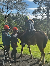 Horseback riding fun