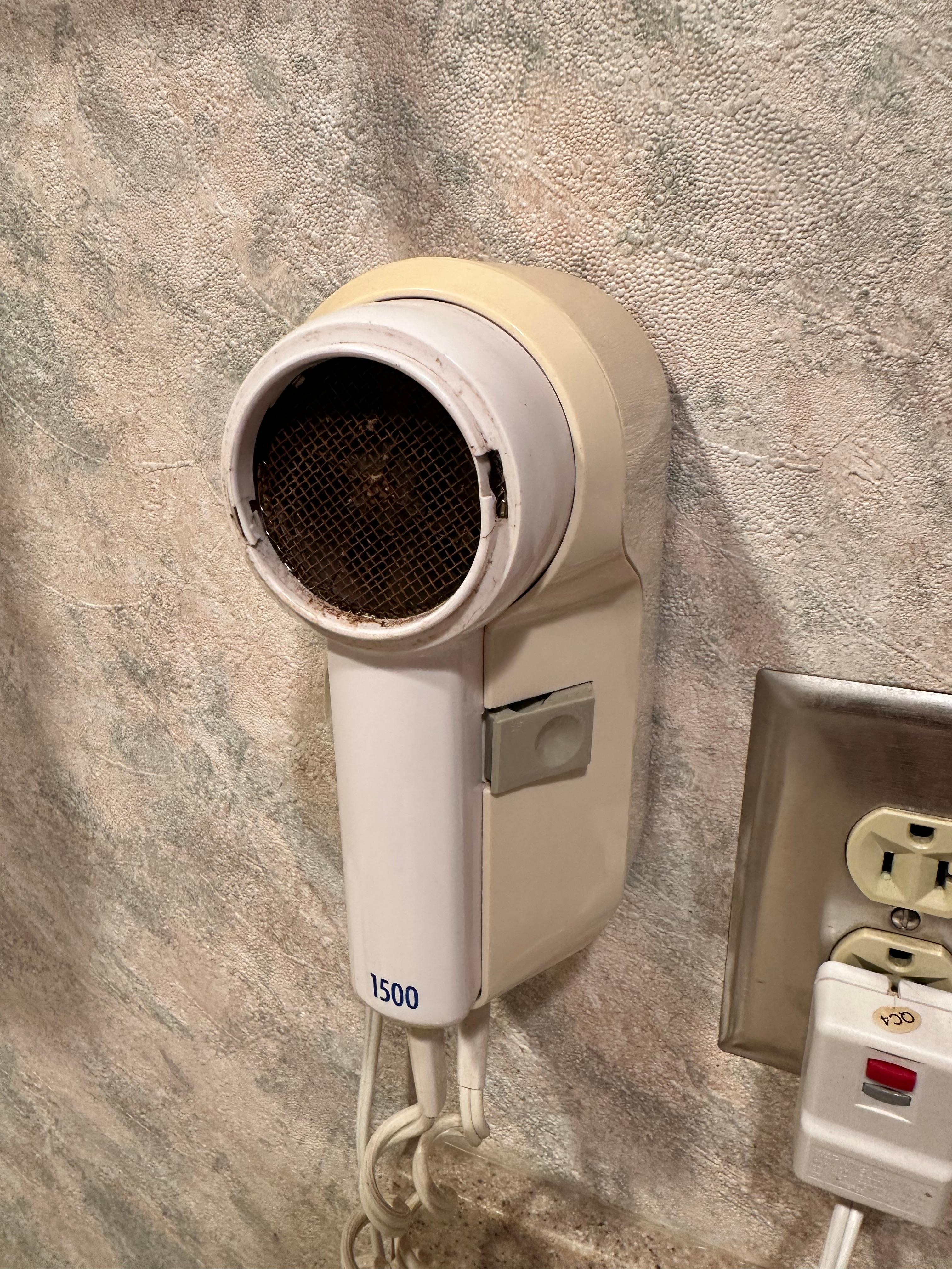 Rusted hair dryer 