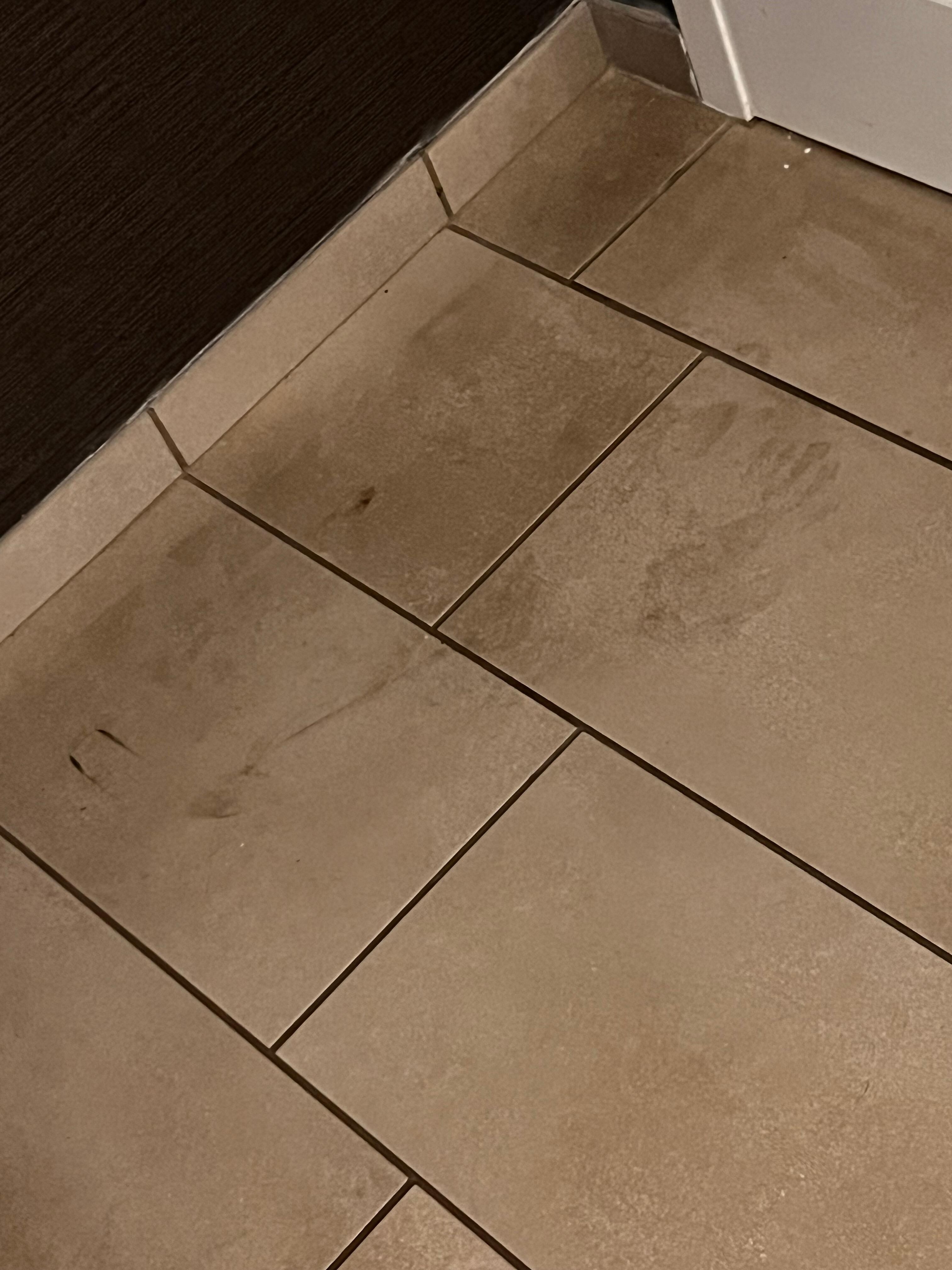 Dirty floor