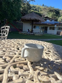 Café da manhã muito bom