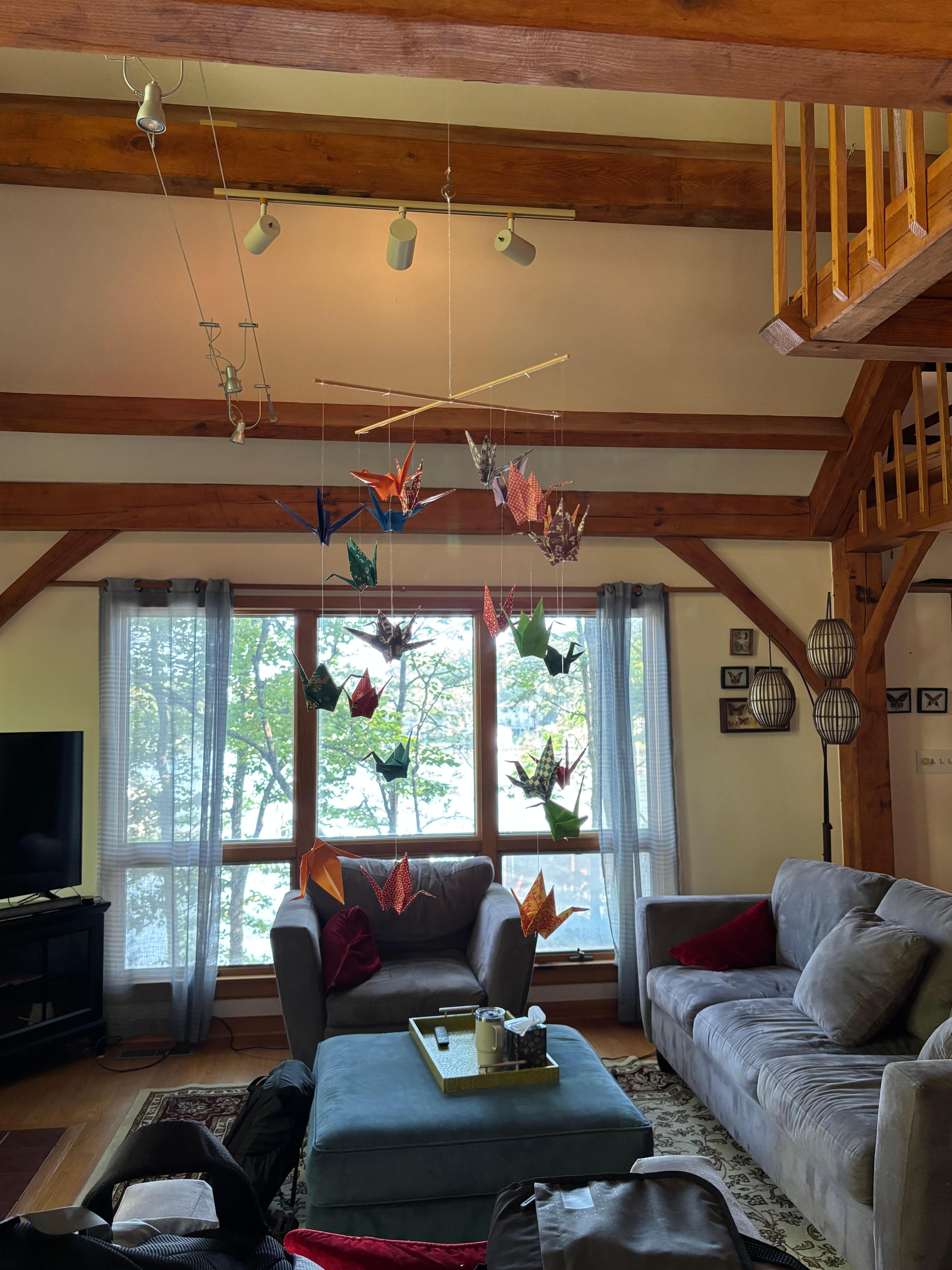 View from the main floor out back