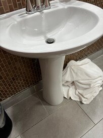 Leaky sink couldn’t use for the 3 days we were there