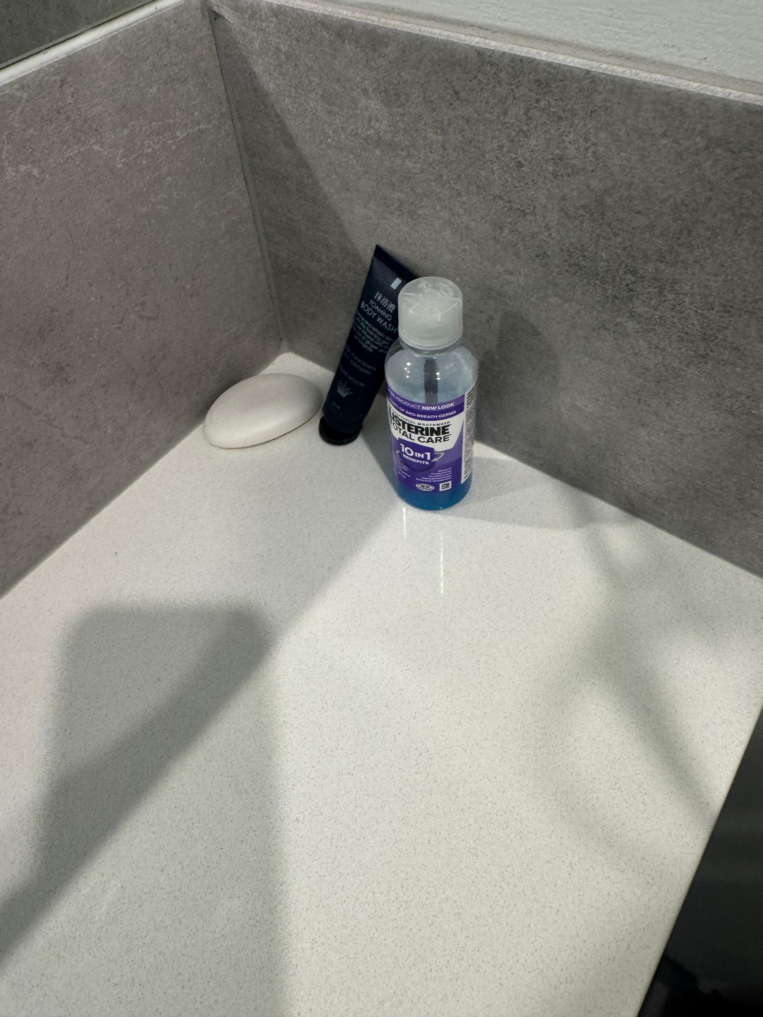 not our items, were left in the shower.