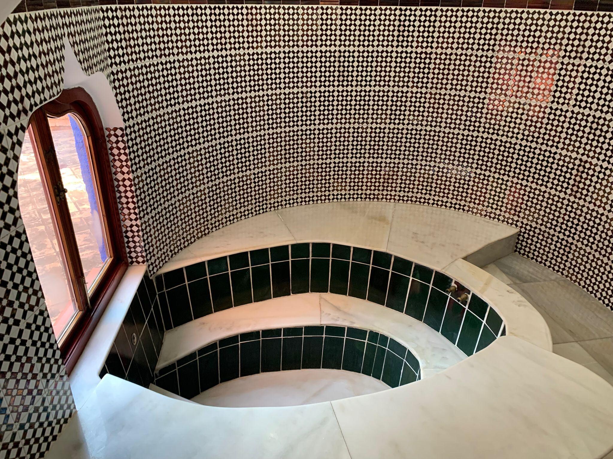 Decadent bath.