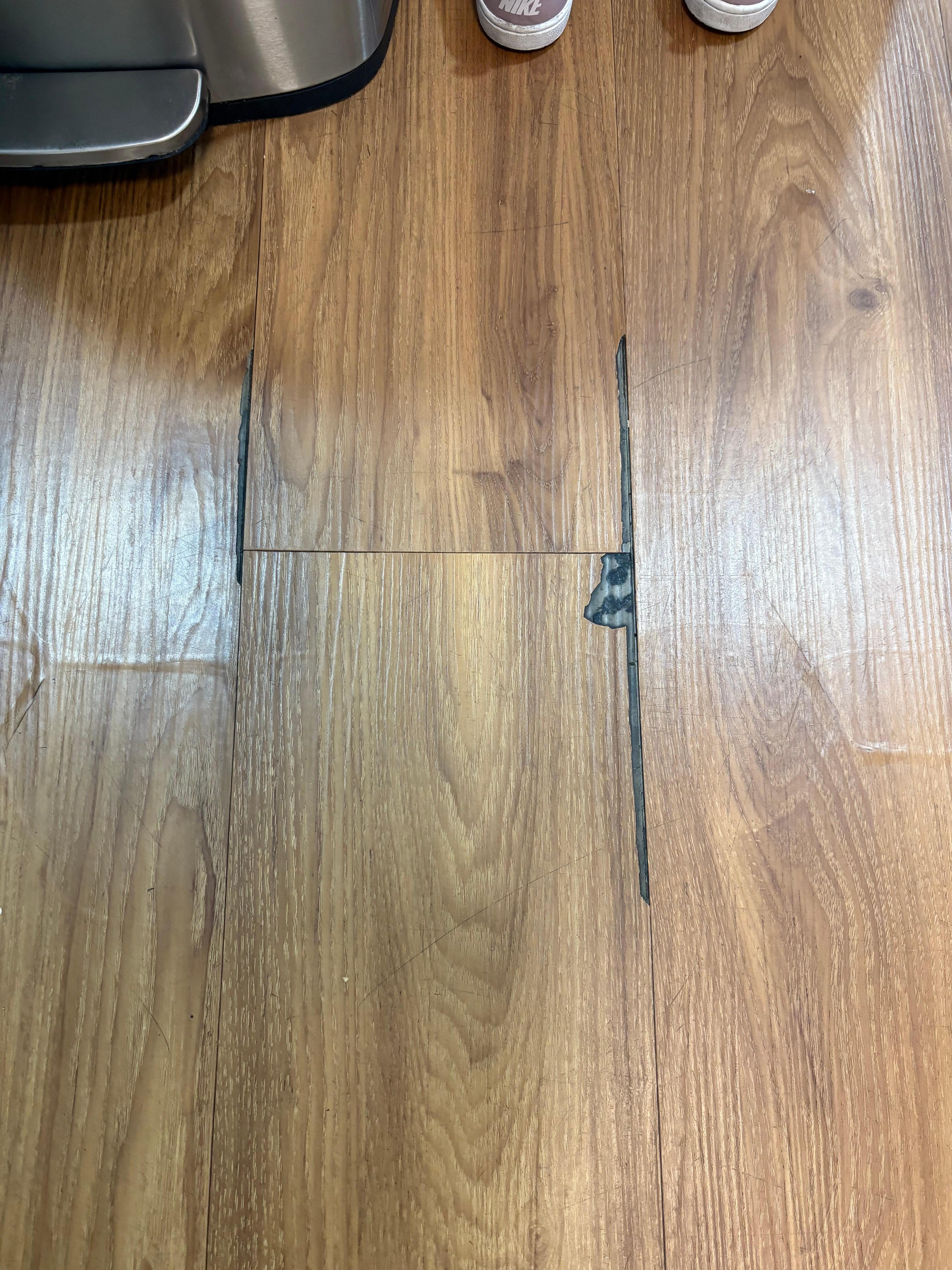 Broken flooring 