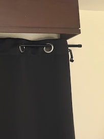 Curtain randomly fell due to bad screws
