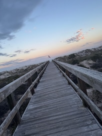 Board walk from property