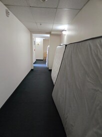 This is right off the entrance, leading to rooms and the pool area.