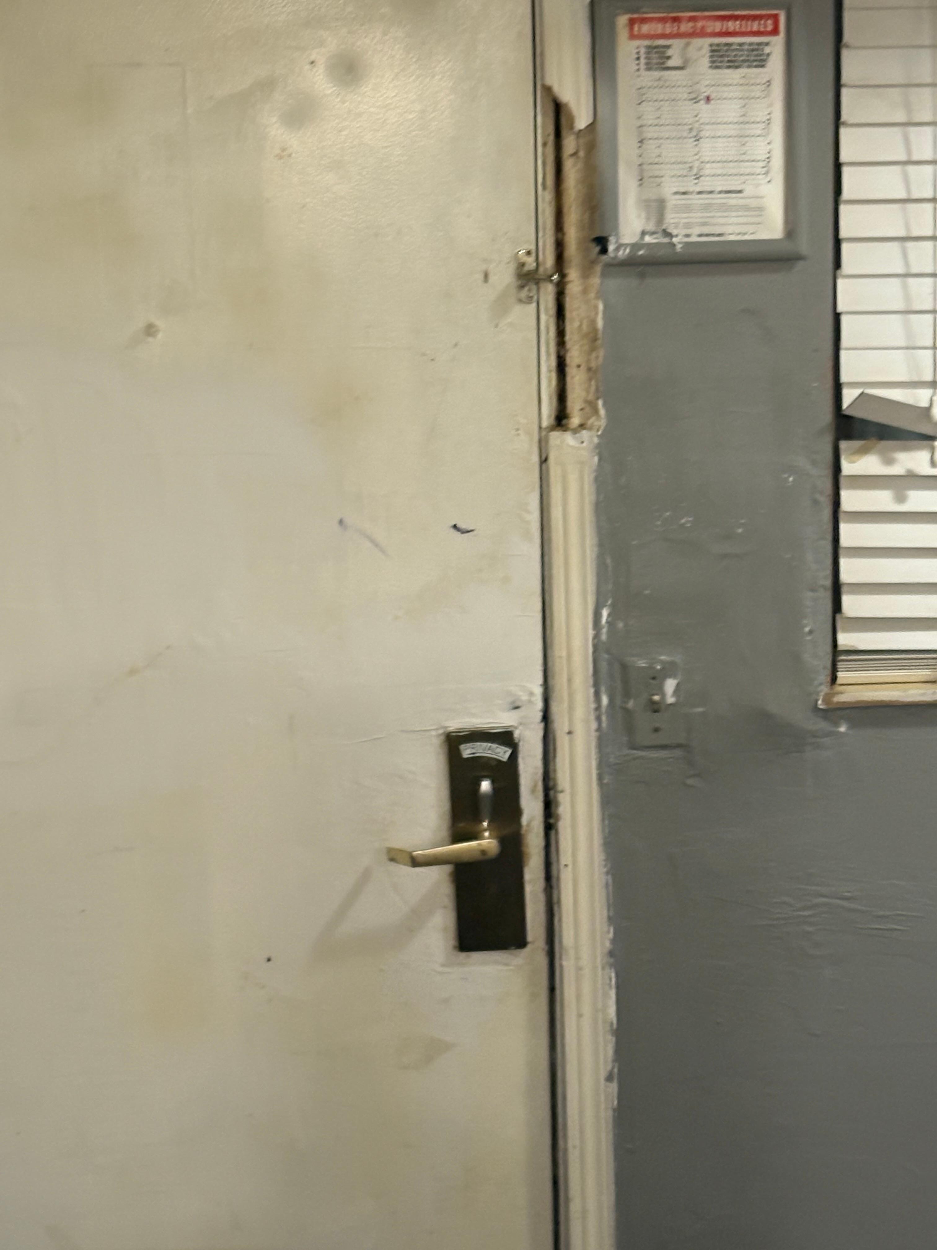 Unsecured doors