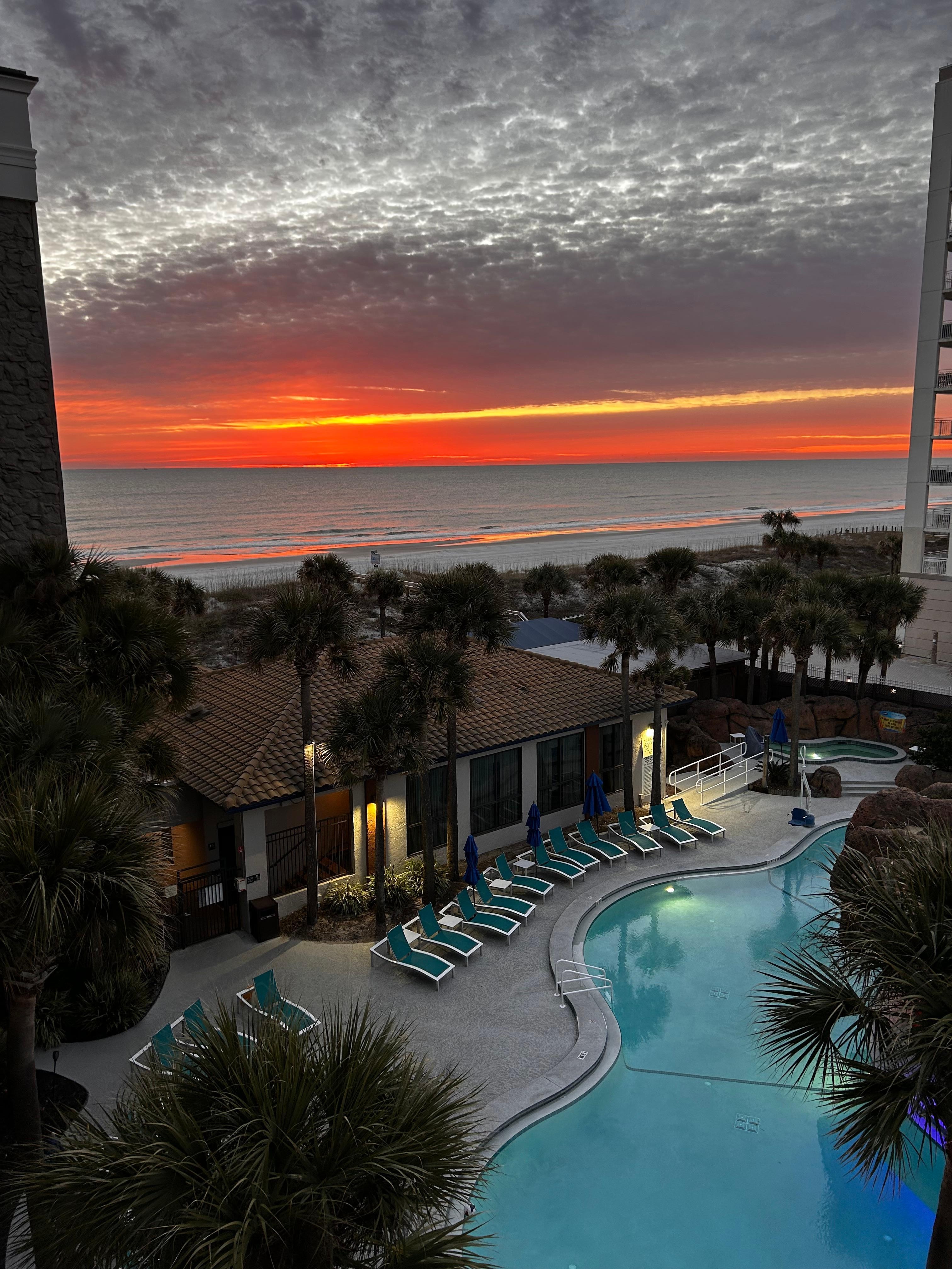 Sunrise at Hampton Inn 
