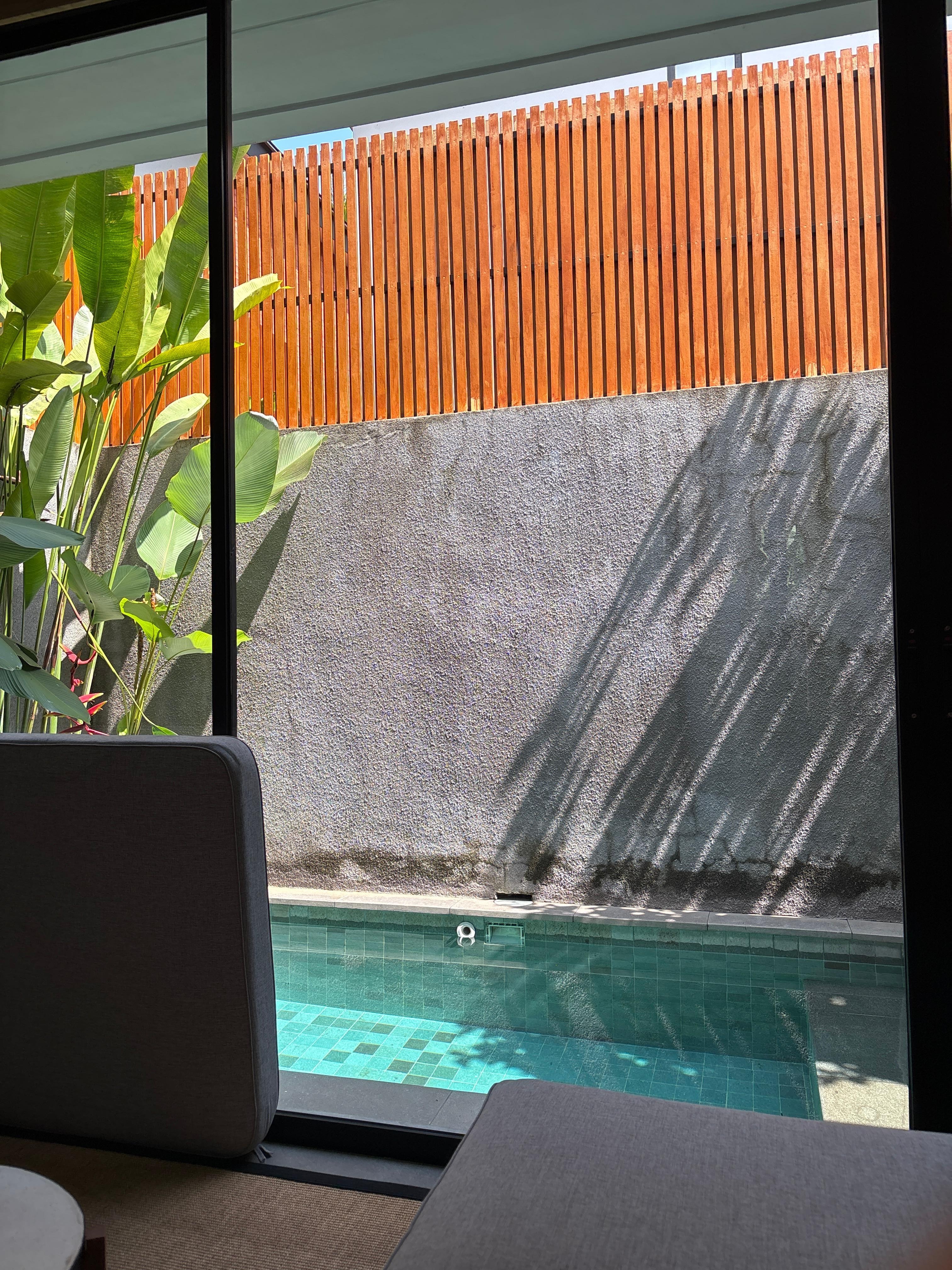 Enchanting pool area