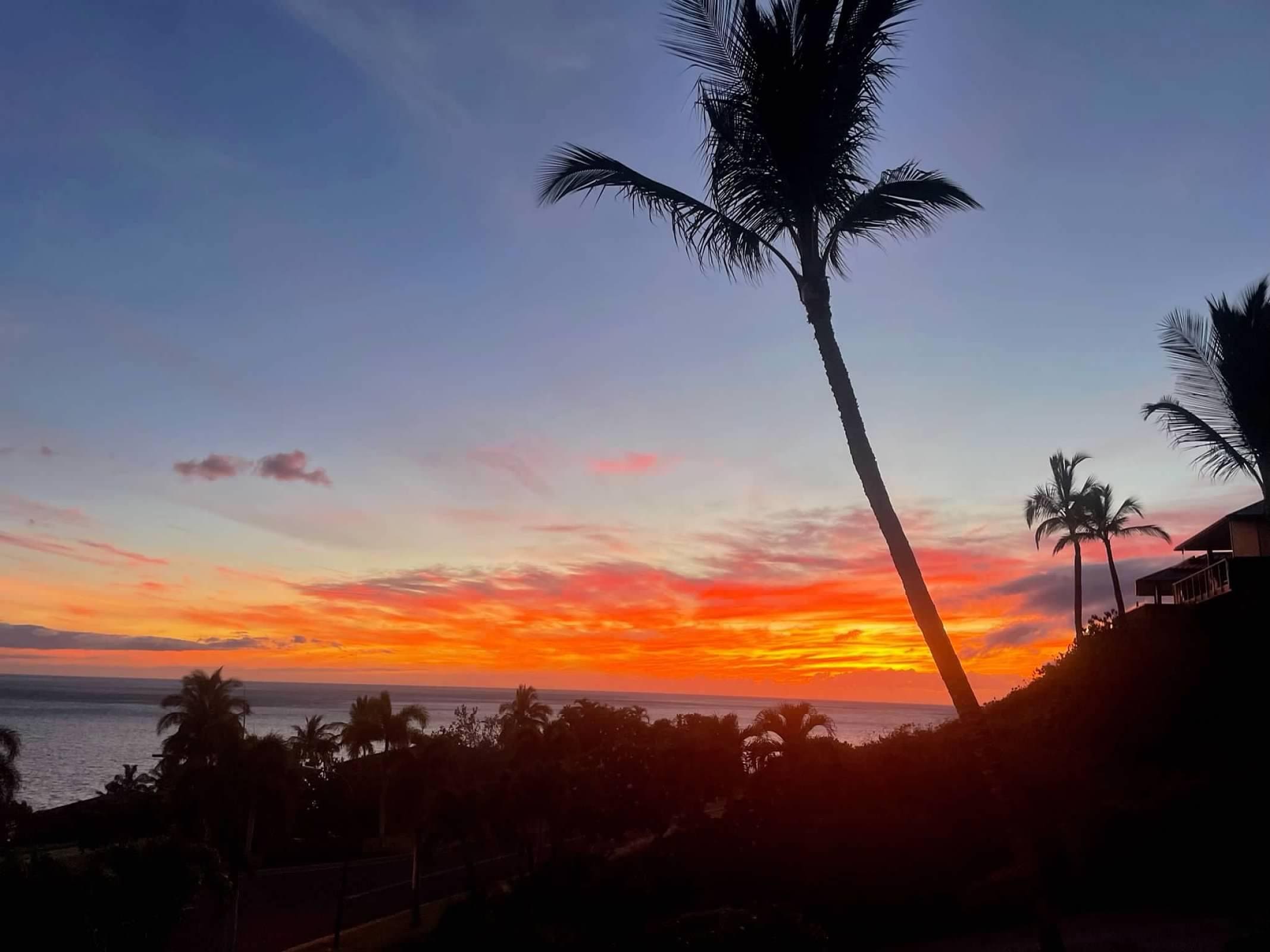 The sunsets were gorgeous.