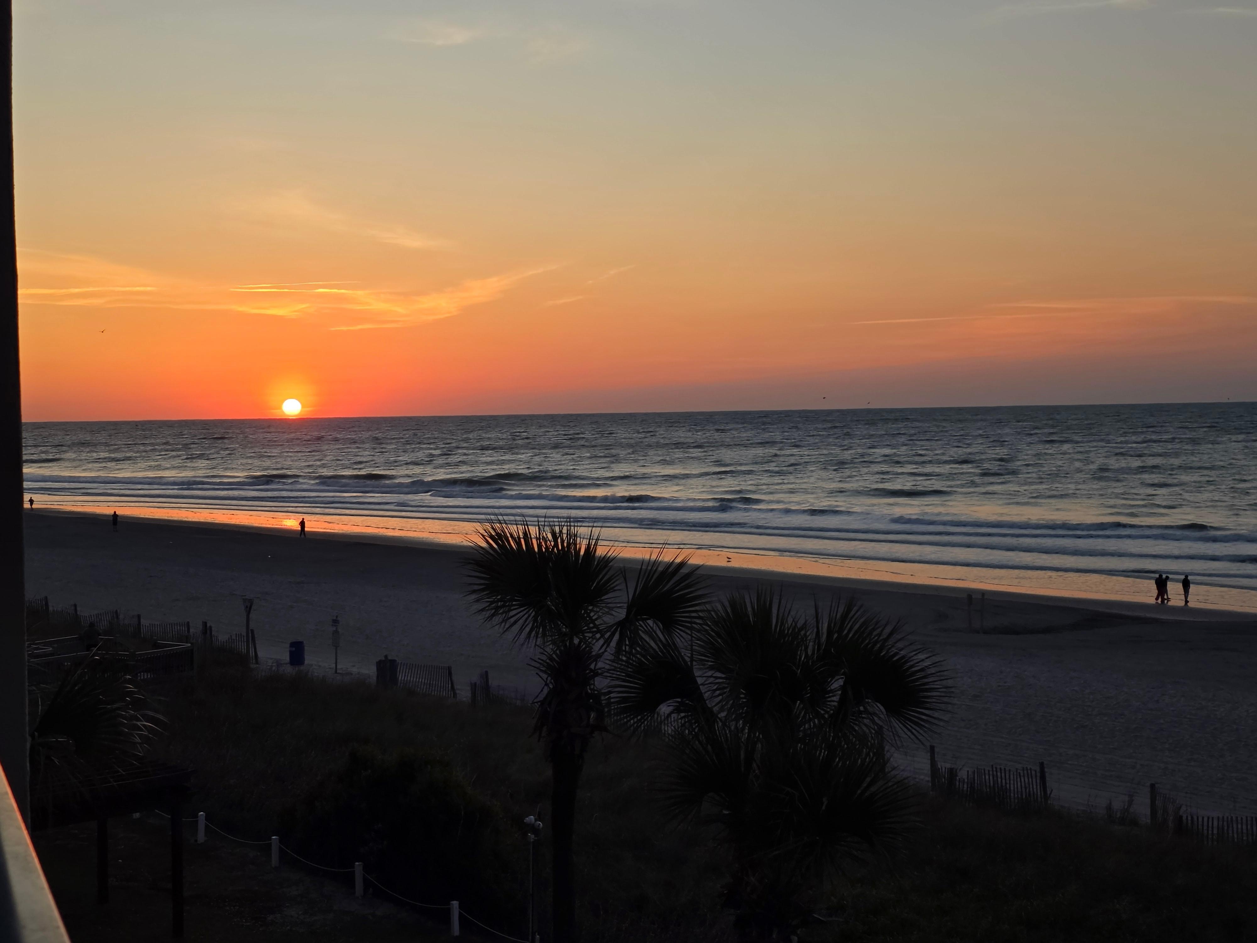 Sunrise from balcony