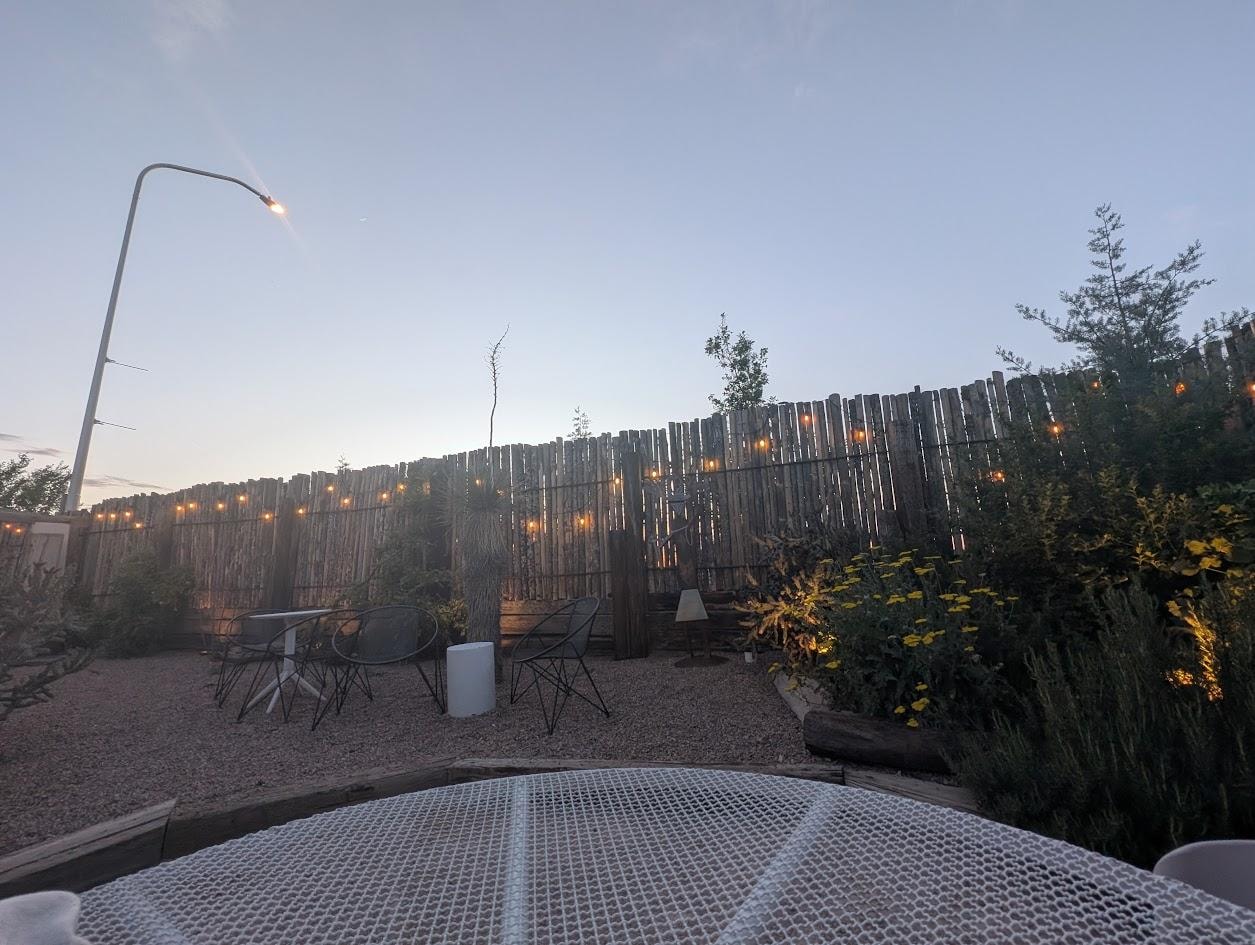 Cute back patio area