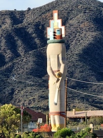 Worldâs largess Kuchina (Sp?) doll. West Cave Creek