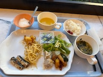 他に、野菜ジュース、コーヒーを飲みました。