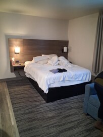 We were leaving the hotel