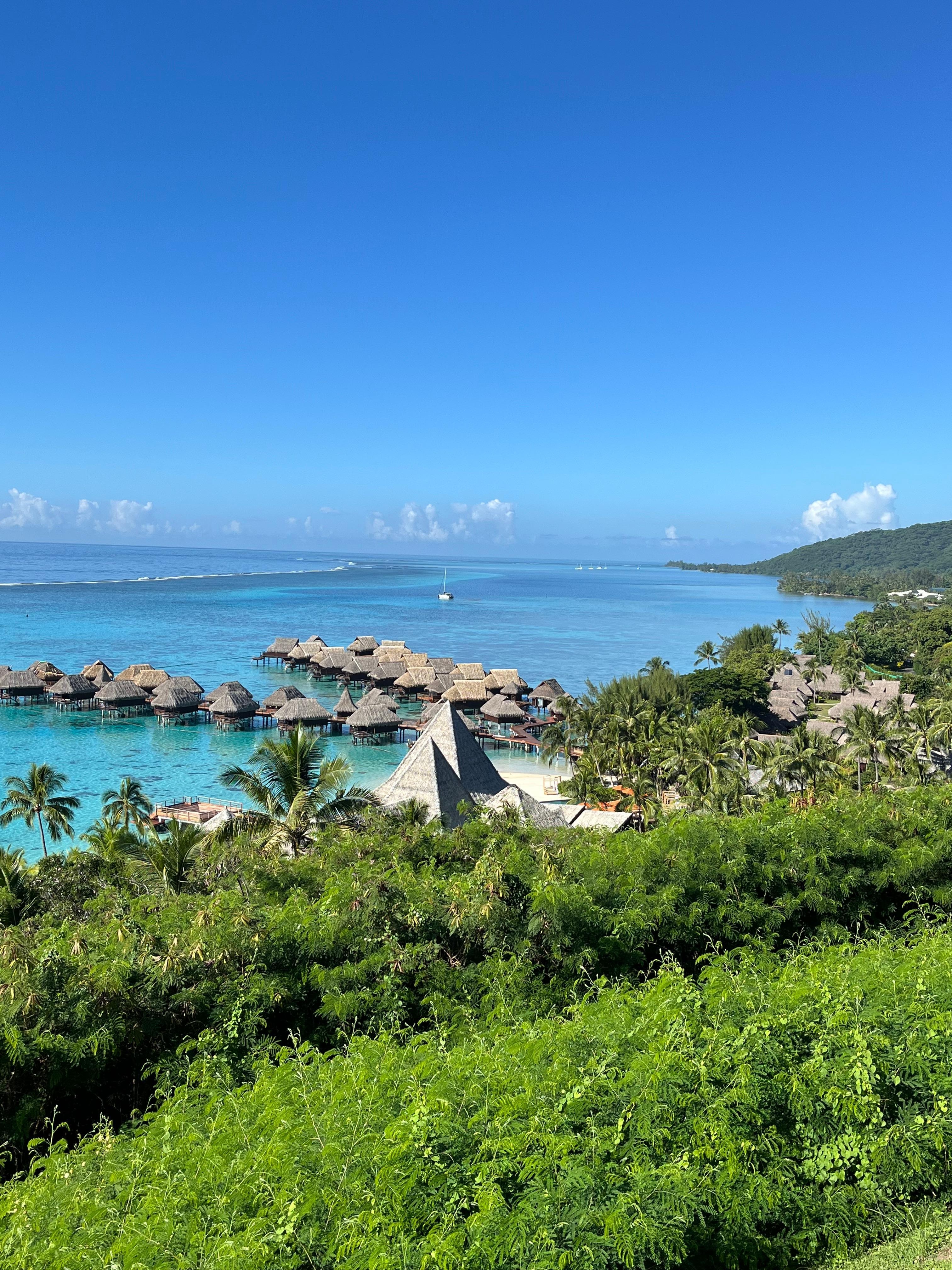 View of the resort from the lookout