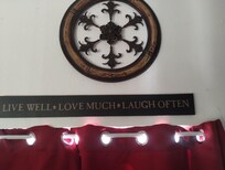 Love the decorations in side Casa Rosa