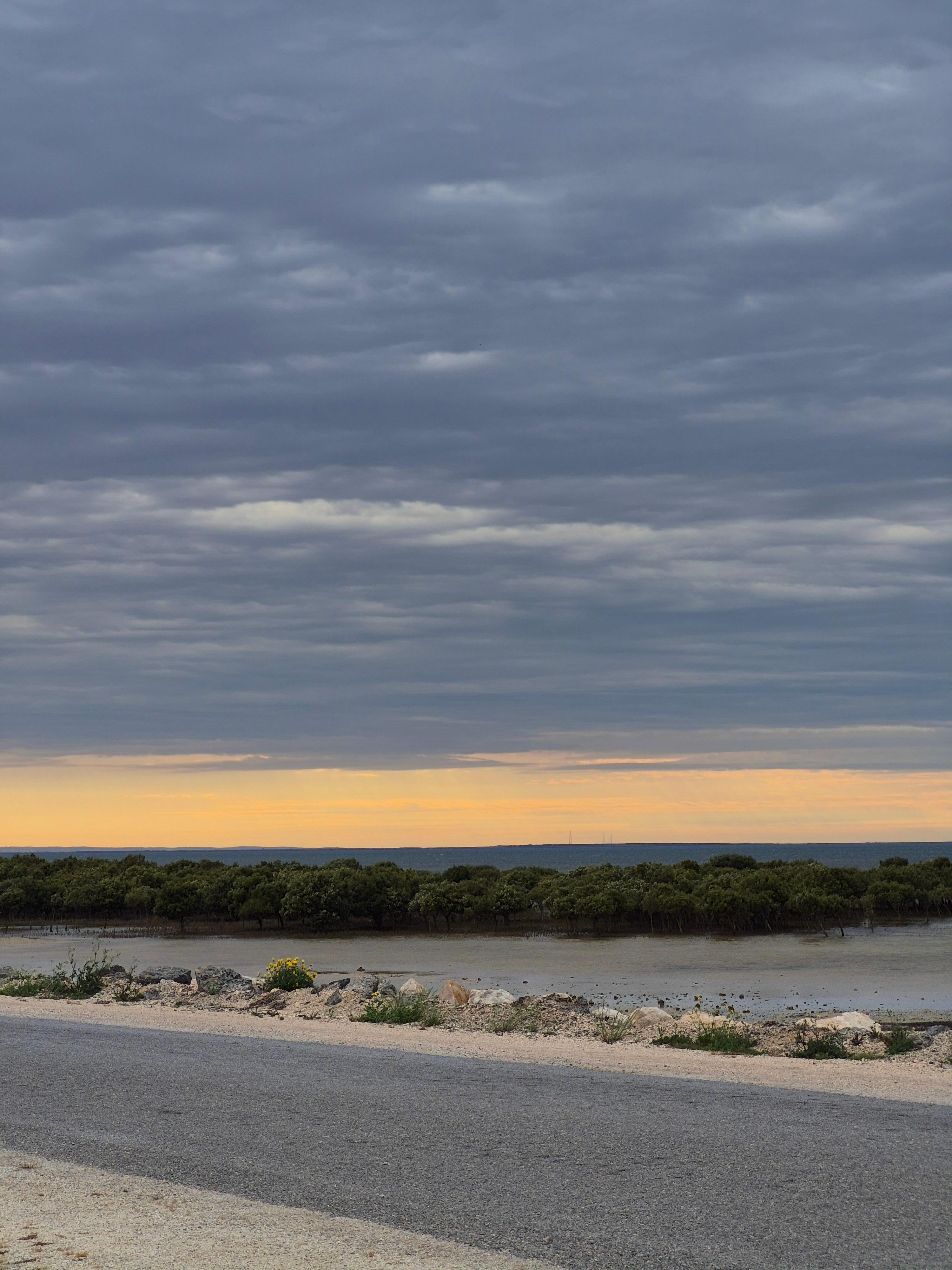 Storm clouds heading across gulf