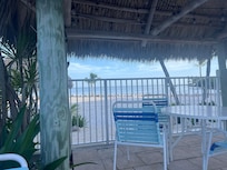 View from the pool area.