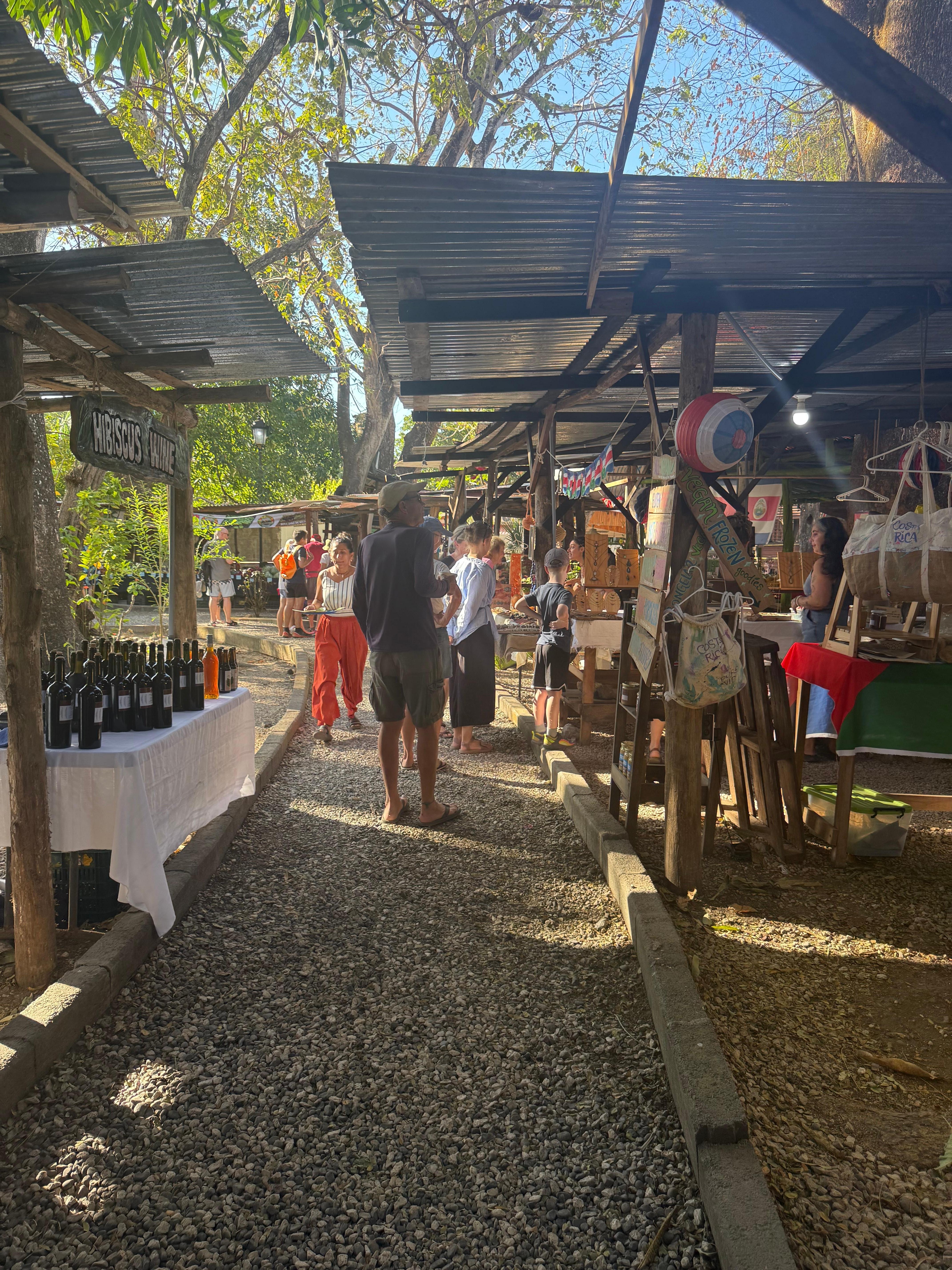 Local market on Saturdays
