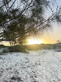 Sunset on the beach