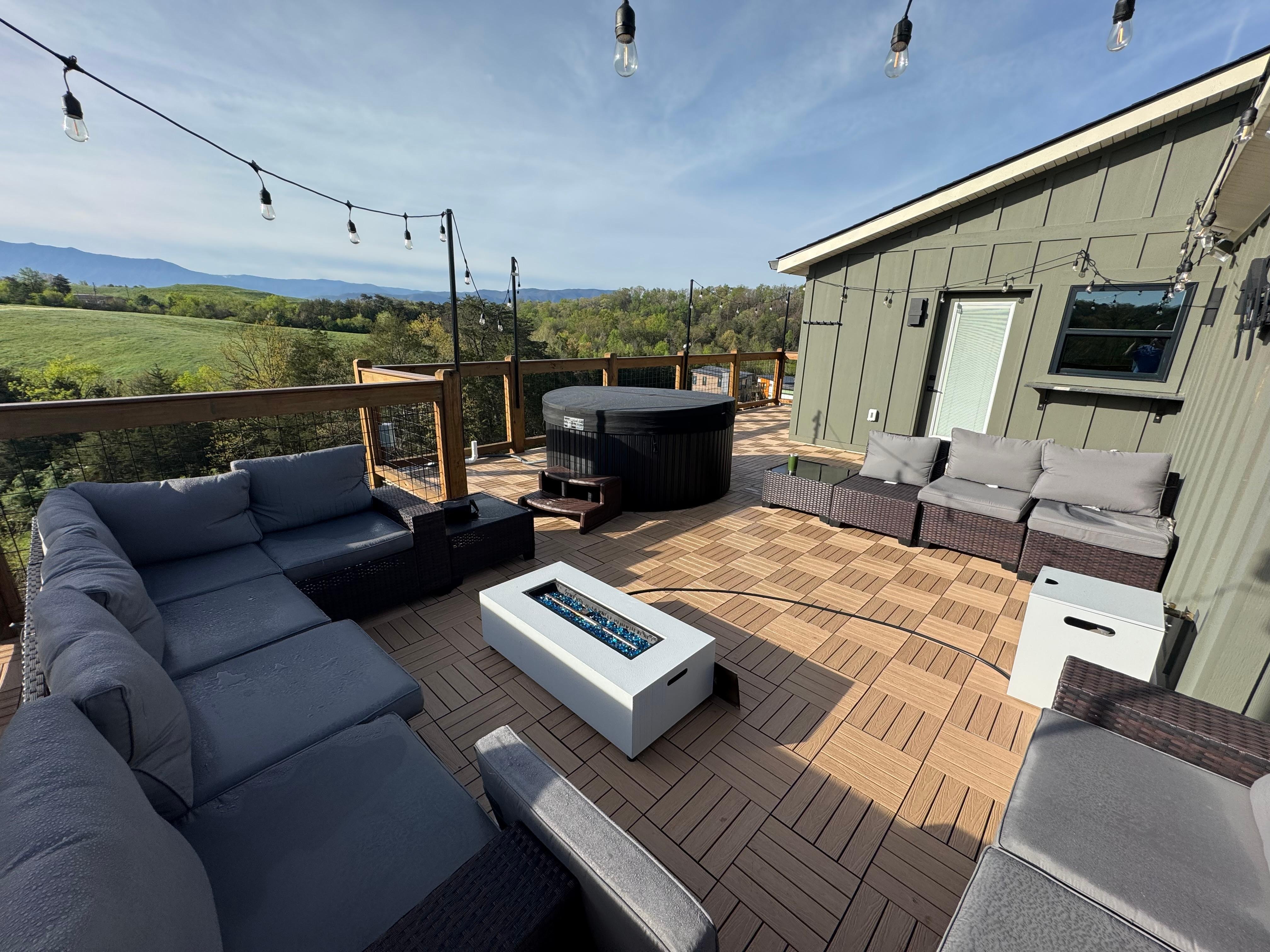 Top floor sun deck