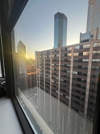 15th floor, corner room!