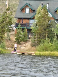 House from the lake!