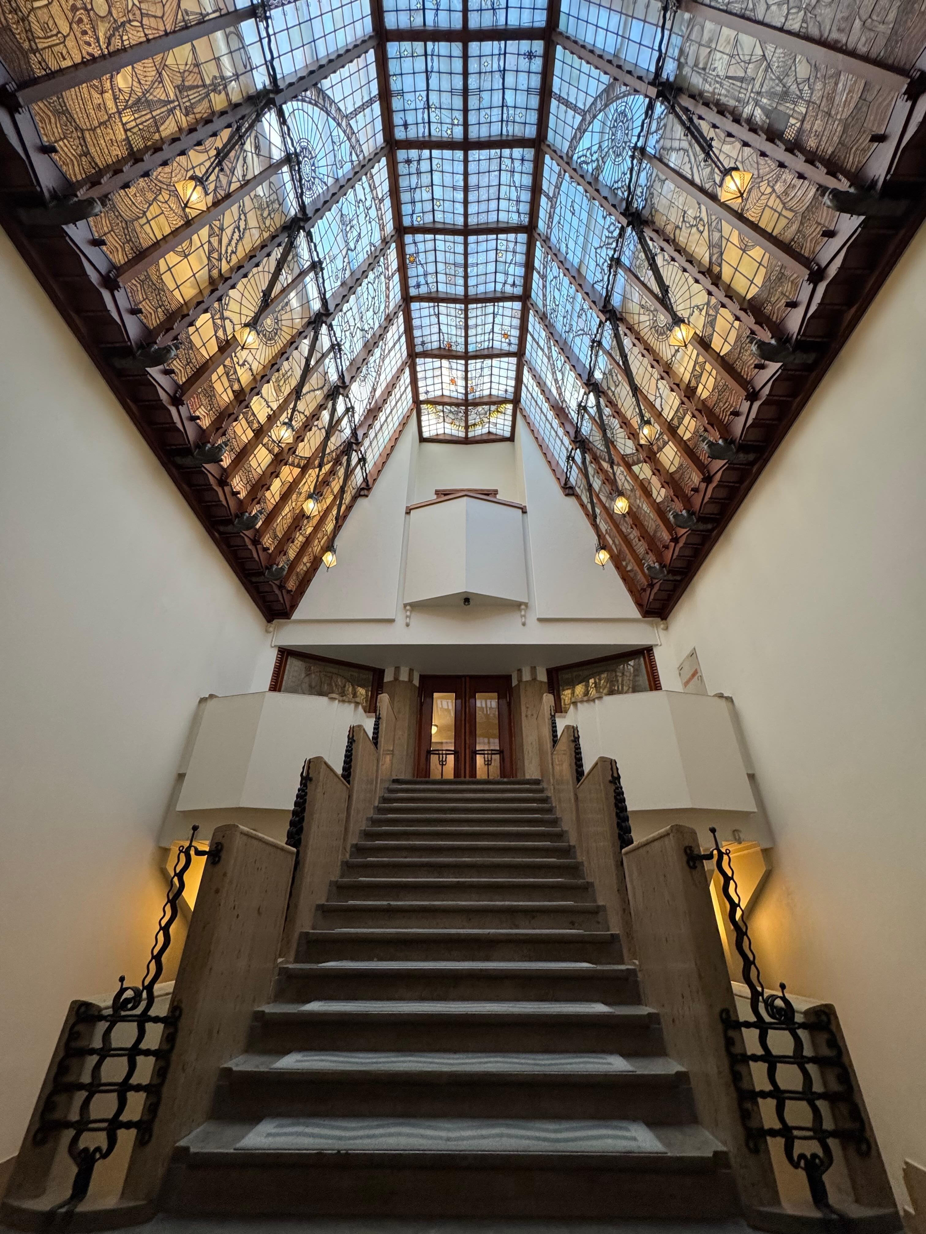 The beautiful grand staircase.