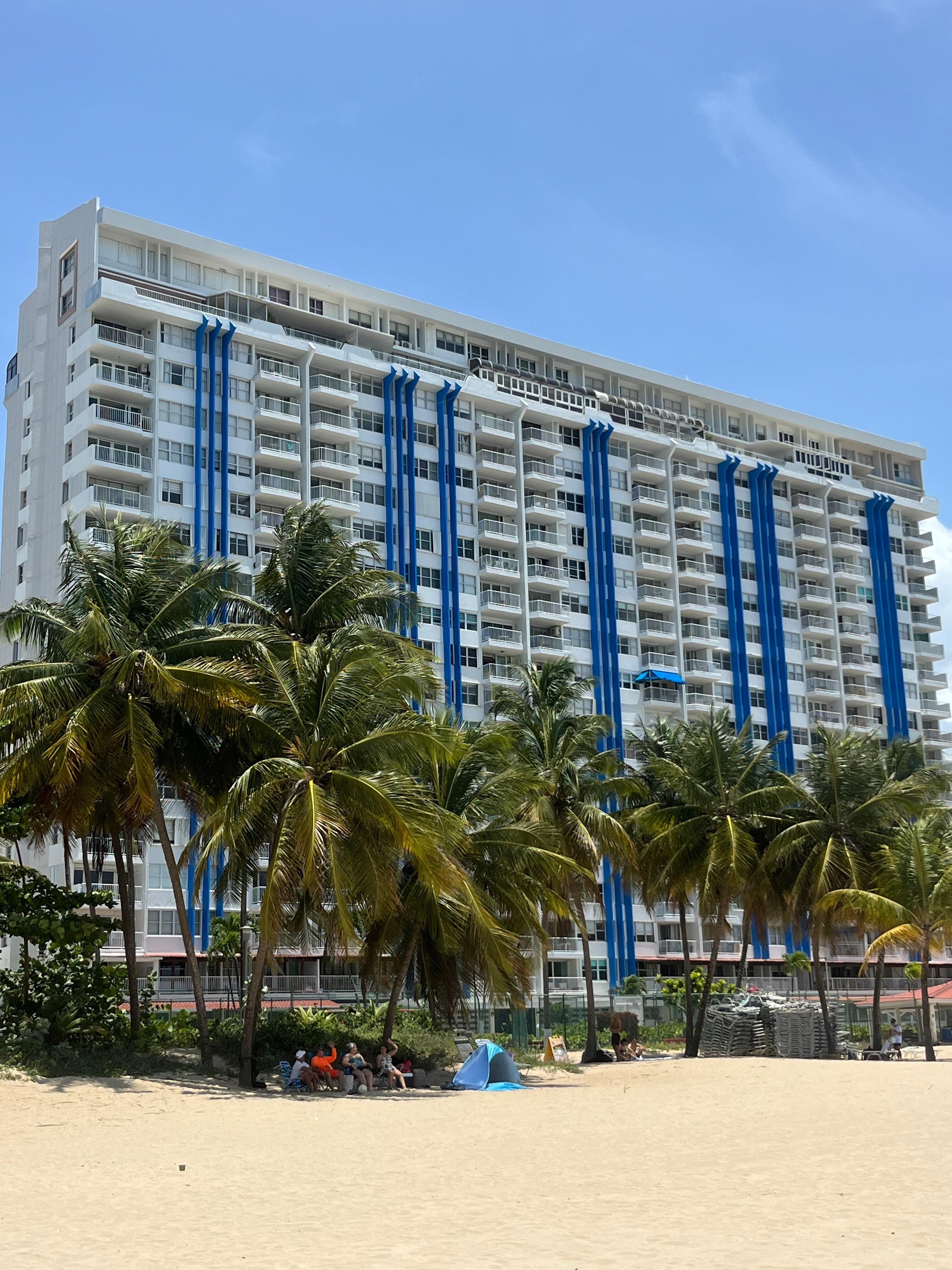 View from the beach. 