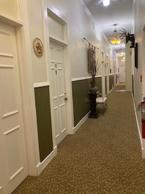 lovely old fashioned hallway/doors