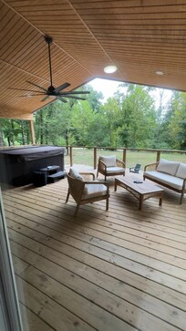 The deck exactly as pictured!