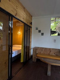 entrance to our bedroom. (4 beds)