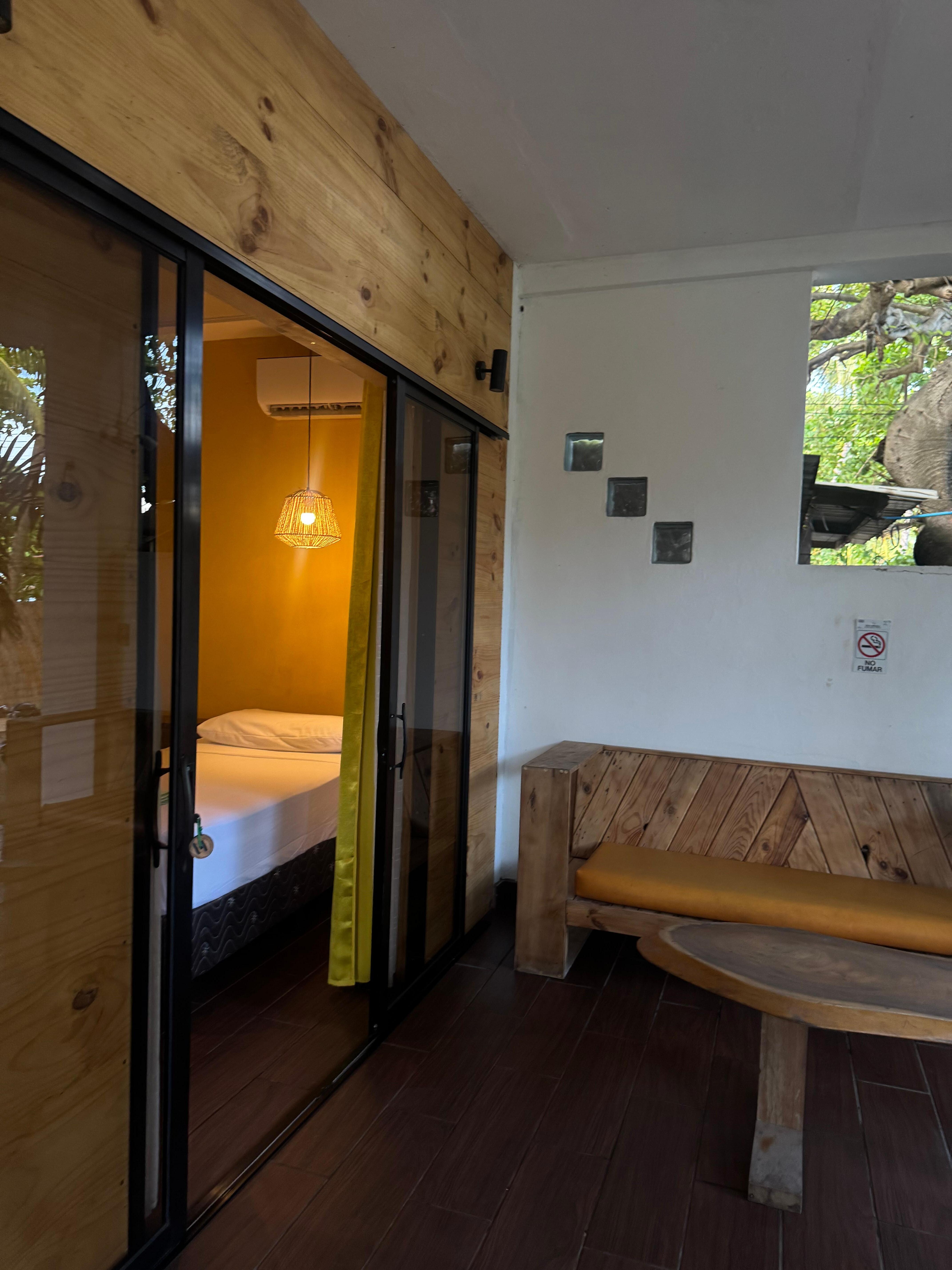 entrance to our bedroom. (4 beds)