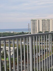 Large deck and great view