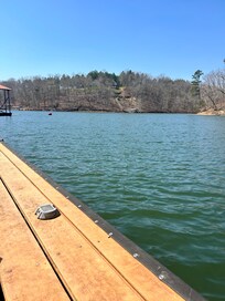 From the dock!