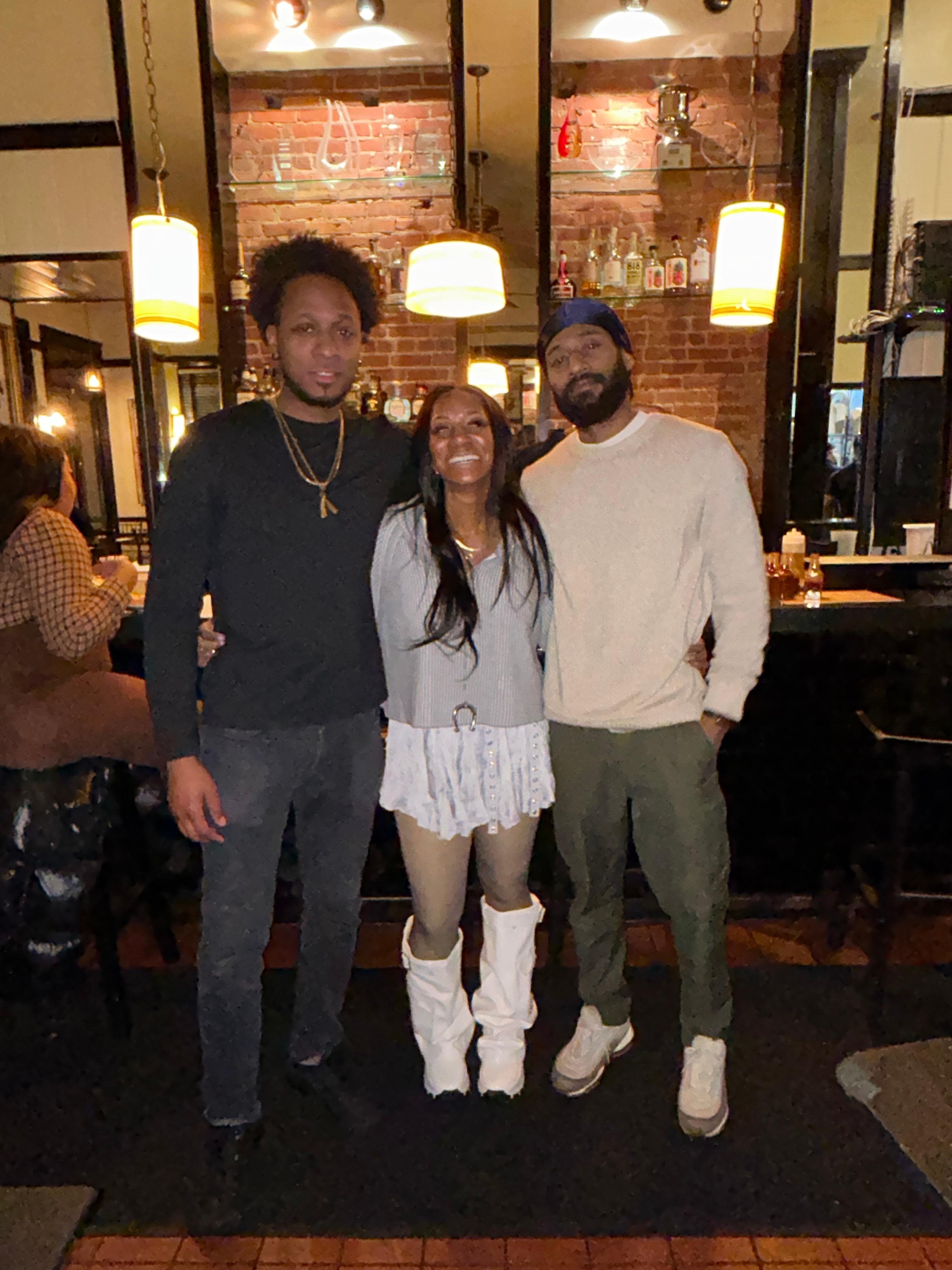 I came to visit my sons in Brooklyn.