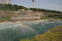 It's why it's called Rainbow Falls.