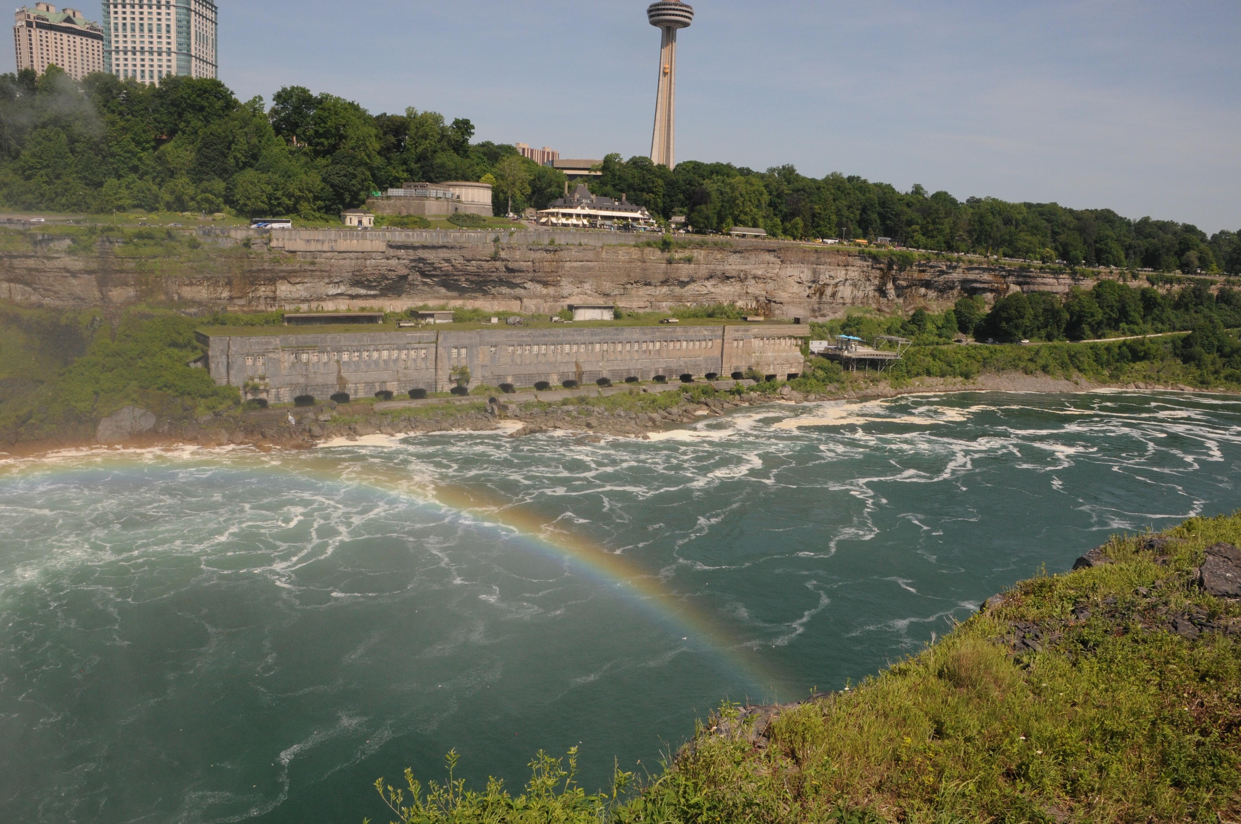 It's why it's called Rainbow Falls.