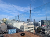 View from the roof top bar.