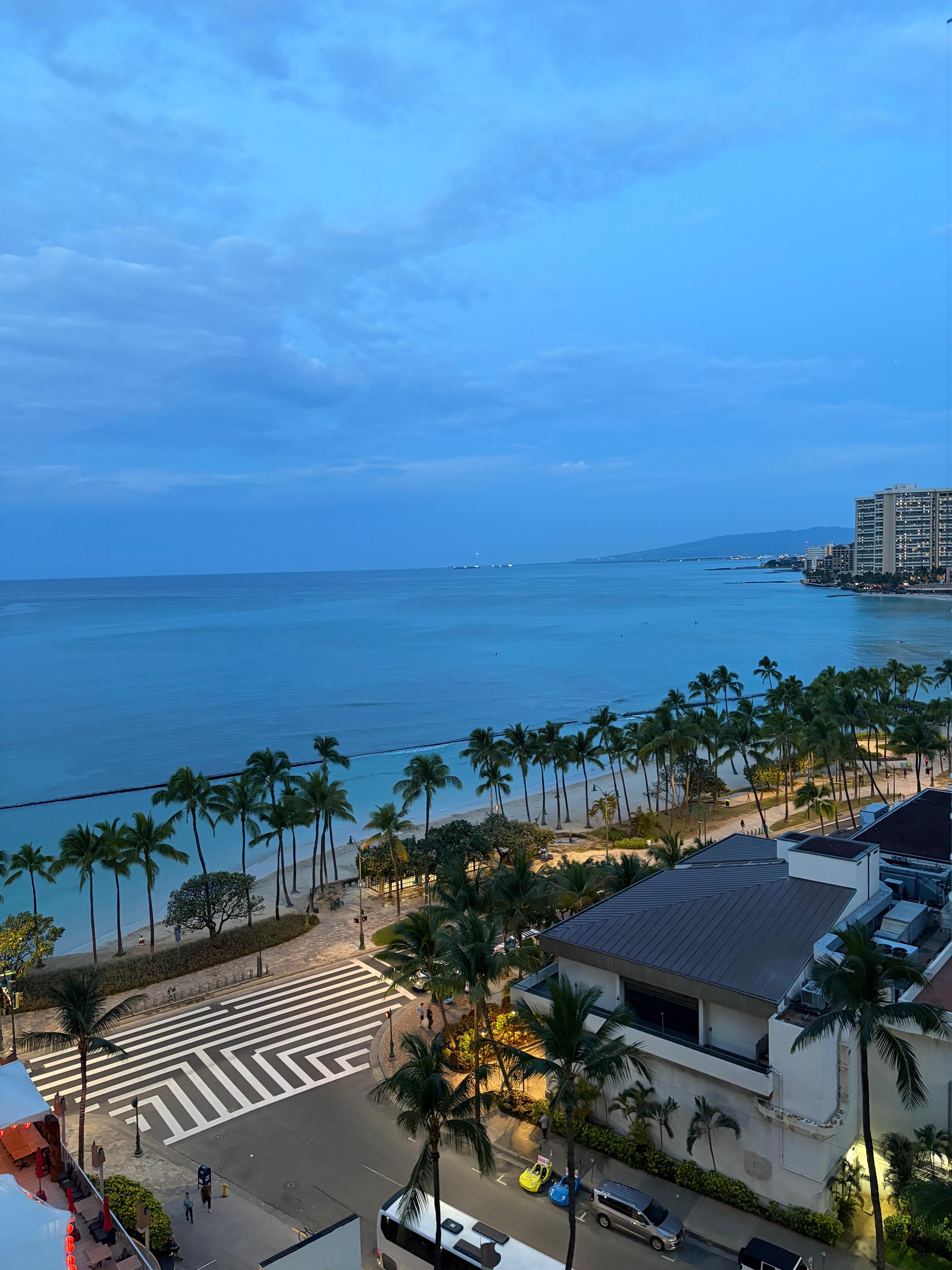 Nice view from the balcony!