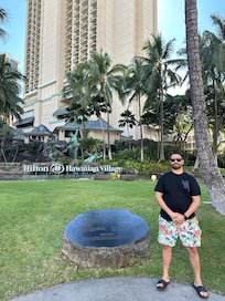 The front of Hilton Hawaiian Village Resort