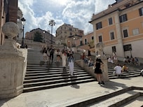 Five minute walk to the Spanish steps