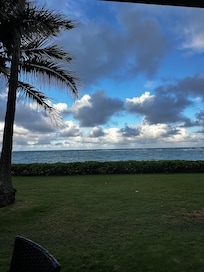 Early morning, from the condo lanai( patio)