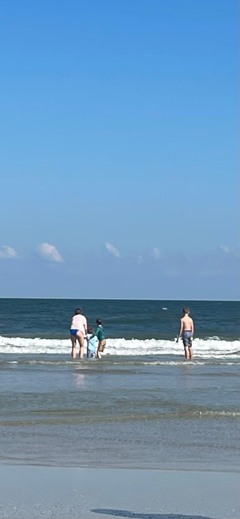 Beautiful beach perfect for our kiddos!