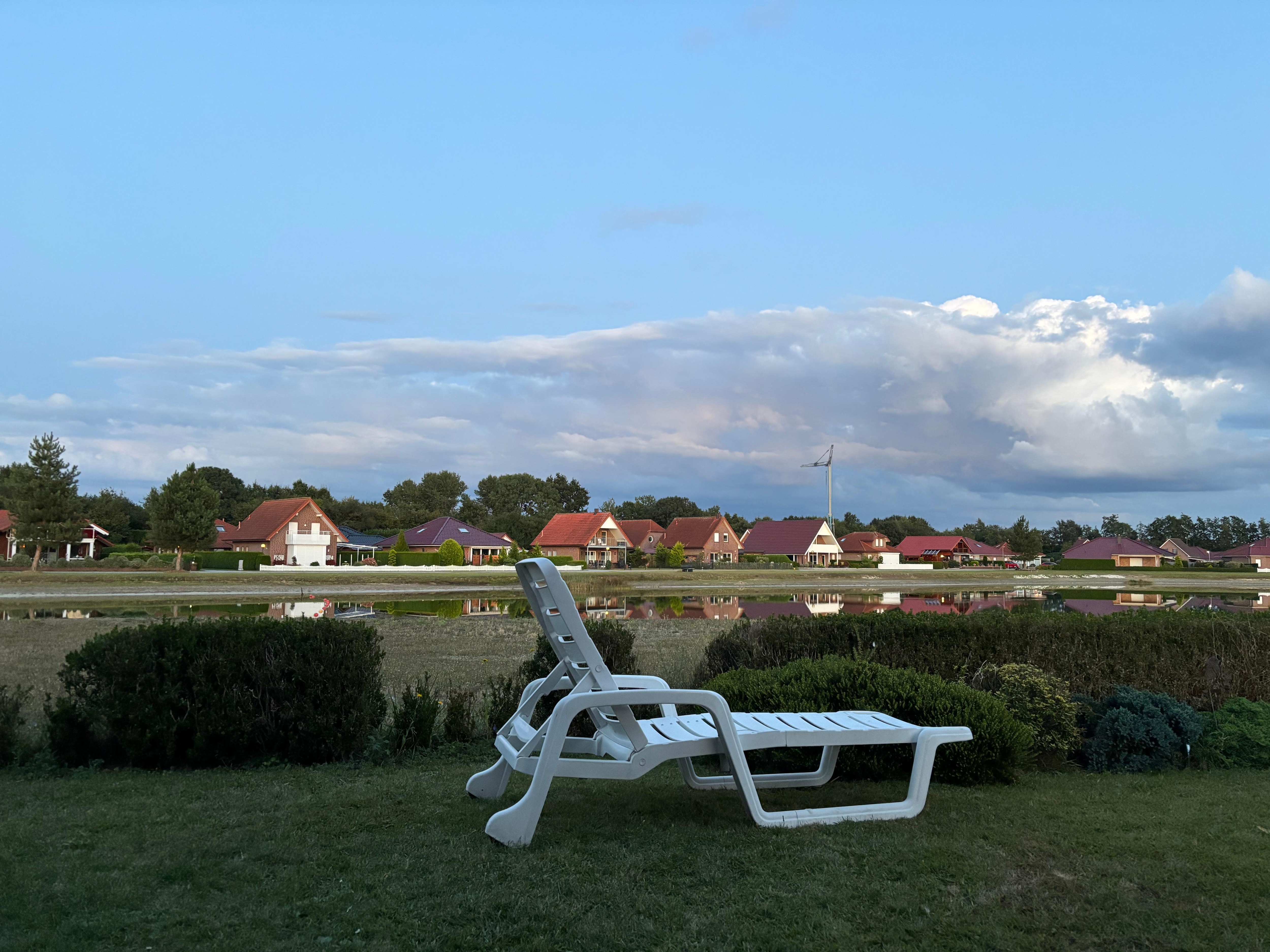 Abendstimmung auf der Terrasse 
